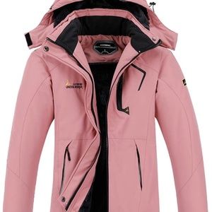 Waterproof Women’s Ski / Snowboarding Jacket with Removable Hood, Size Medium